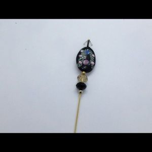 Victorian Style Vintage Bead Hat Pin